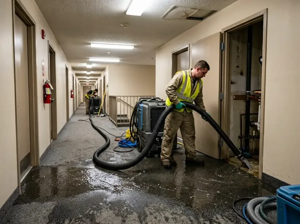 multi-unit-apartment-hallway-f-005 — frequently asked questions, Emergency Burst Pipe Water Extraction & Removal in Greenacr…